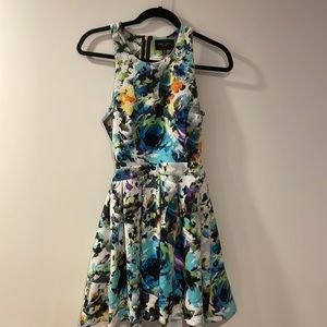 Sexy mini open back dress